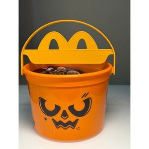 McDonalds 2025 Halloween Boo‎ Bucket Happy Meal Toy - Pumpkin